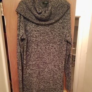 JCP a.n.a Gray Women's Sweater dress XL Tall